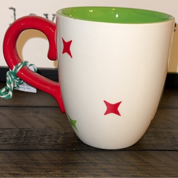 NWT Simply Southern Christmas Holiday Merry Christmas Coffee Mug Cup Red Handle - Picture 3 of 6